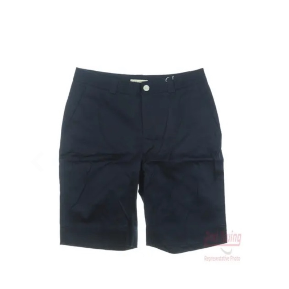 FAIRWAY & GREENE WOMENS BLACK GOLF SHORTS SZ 8
